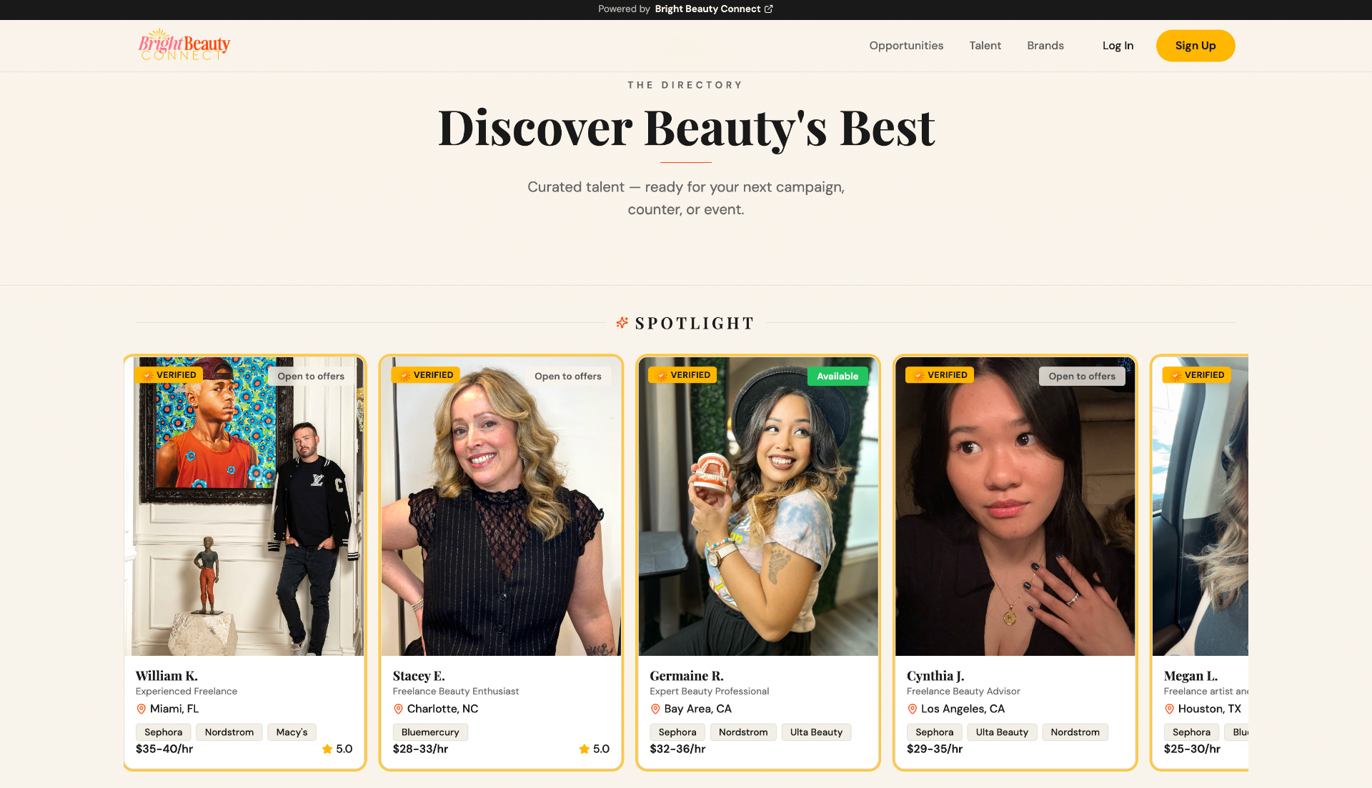 BBC Talent Network — Find Beauty Retail Talent